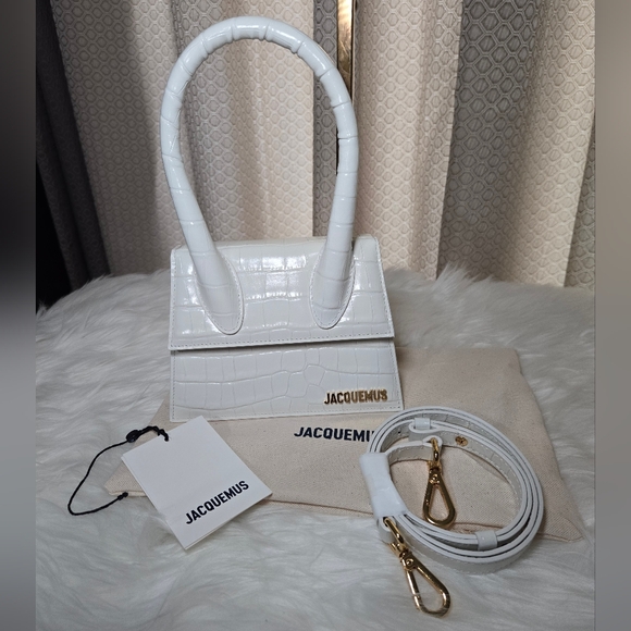 JACQUEMUS Off-White Le Chouchou 'Le Chiquito Moyen' Bag BNWT - Picture 3 of 9